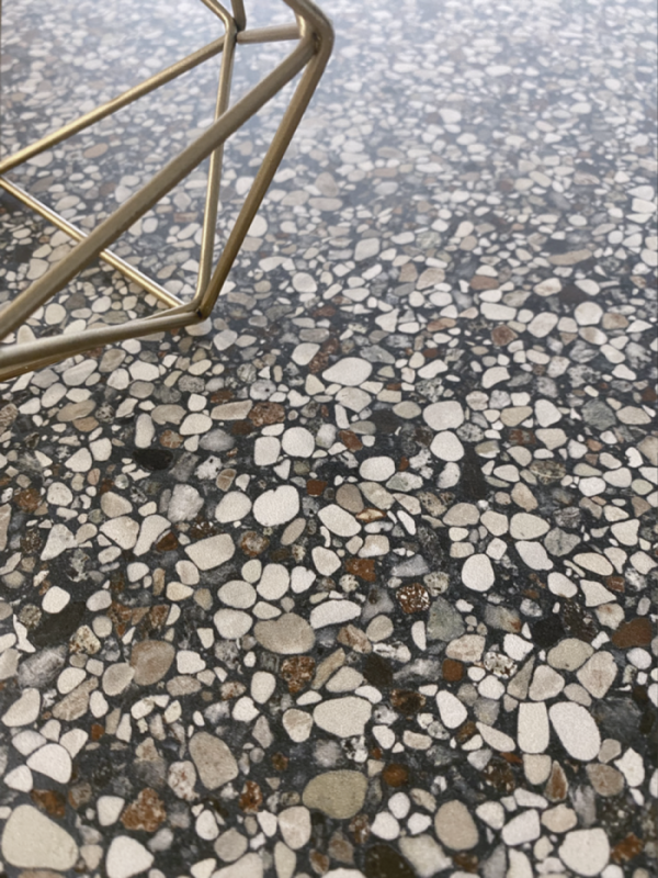 Keramische terrazzo Gravel | Retrotegelwinkel.nl